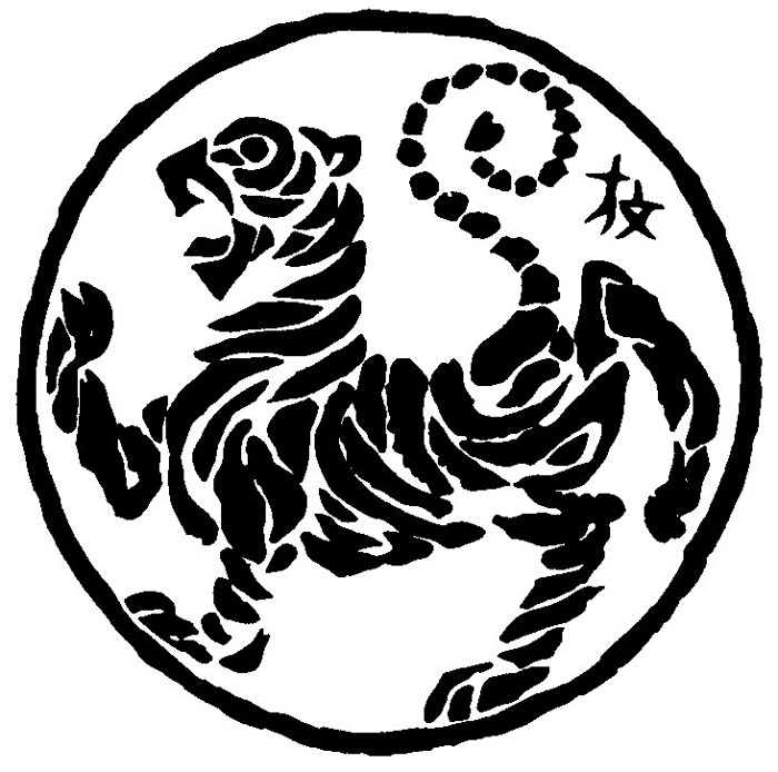 Traditionelles Shotokan-Tigersymbol